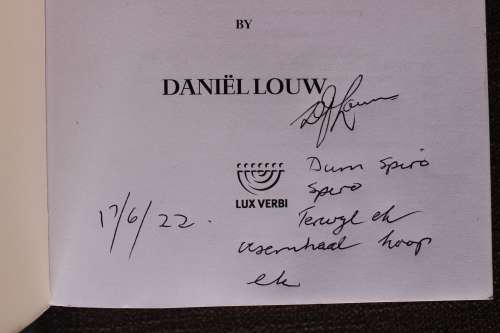 SIGNED: Cura Vitae - Illness and the healing of life - Daniel Louw