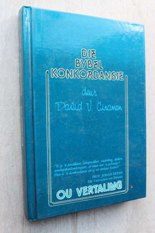 Die Ou Vertaling Bybel Konkordansie - Cinamon