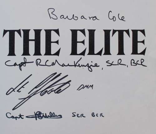 Barbara Cole The Elite - the story of the Rhodesian Special Air Service - MULTI-SIGNED