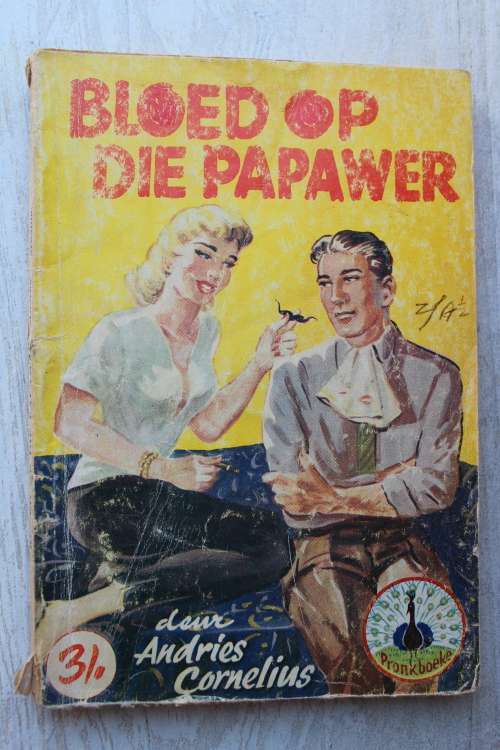 Bloed op die papawer - Andries Cornelius            Pronkboek
