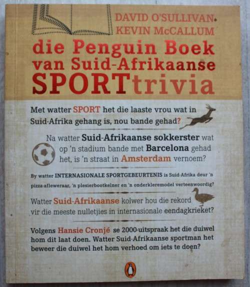 Die Penguin Boek van Sporttrivia  - O`Sullivan & McCallum