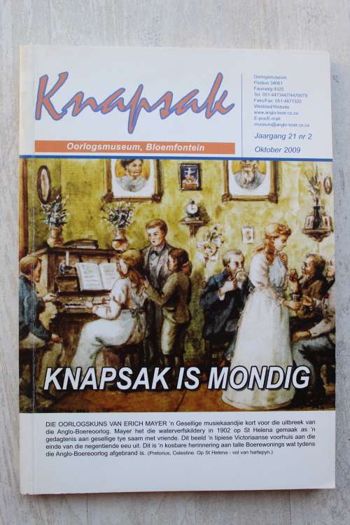 Knapsak Oktober 2009 - Anglo-Boereoorlog - Oorlogsmuseum Bloemfontein