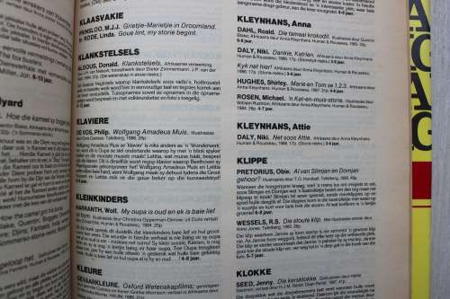 Afrikaanse Kinderboekgids supplement 1983 - 1987