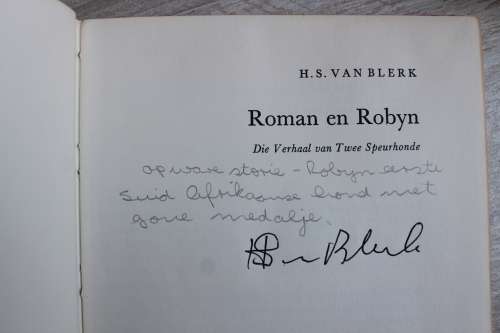 GETEKEN: Roman en Robyn  - H S van Blerk