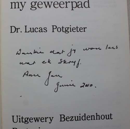 Staanplekkies langs my geweerpad. Lucas Potgieter. Jagverhale