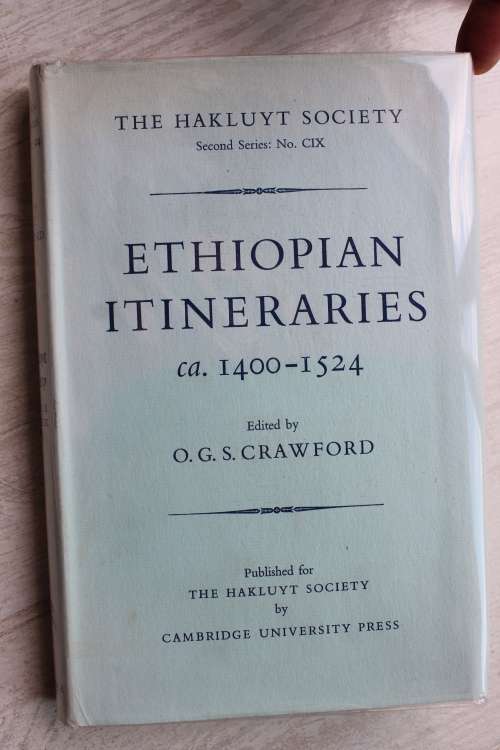 Ethiopian Itineraries Circa 1400-1524 -  Crawford
