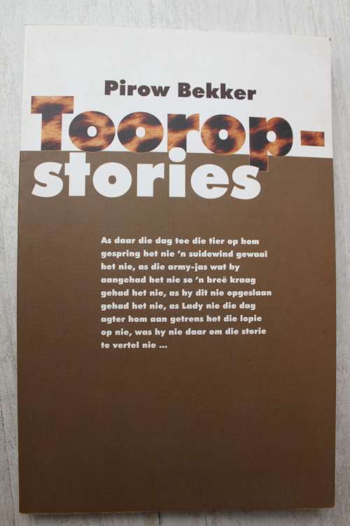 TOOROP-STORIES - PIROW BEKKER
