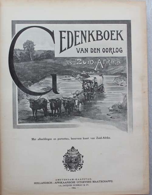 Gedenkboek van den Oorlog in Zuid-Afrika - Anglo-Boereoorlog