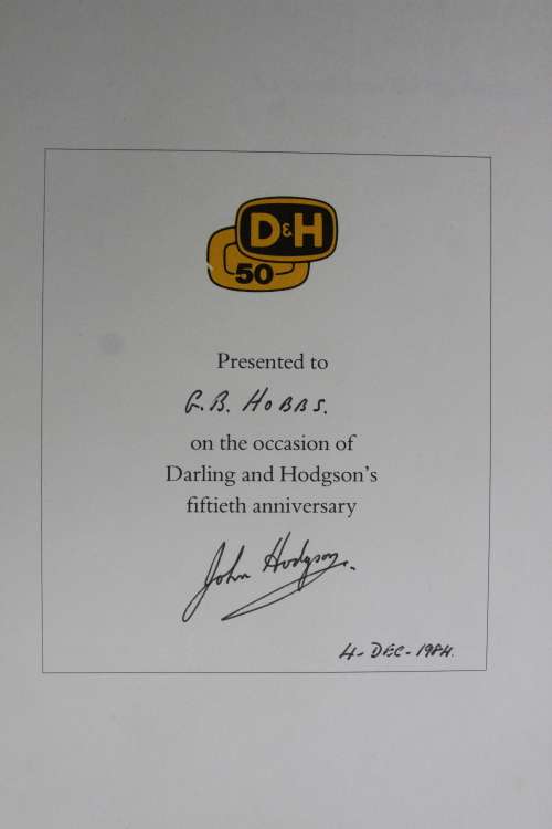 A foundation for the future, the Darling and Hodgson story 1934-1984