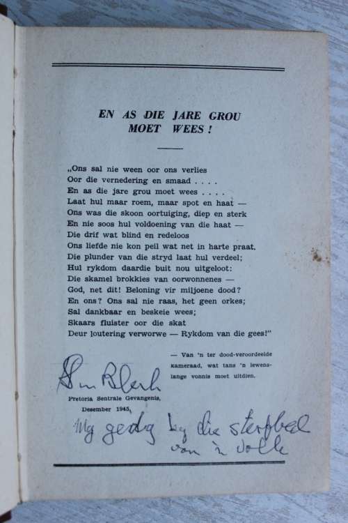 GETEKEN: Sonder Gewere  - De Jongh    - Doringdraad reeks nommer 1