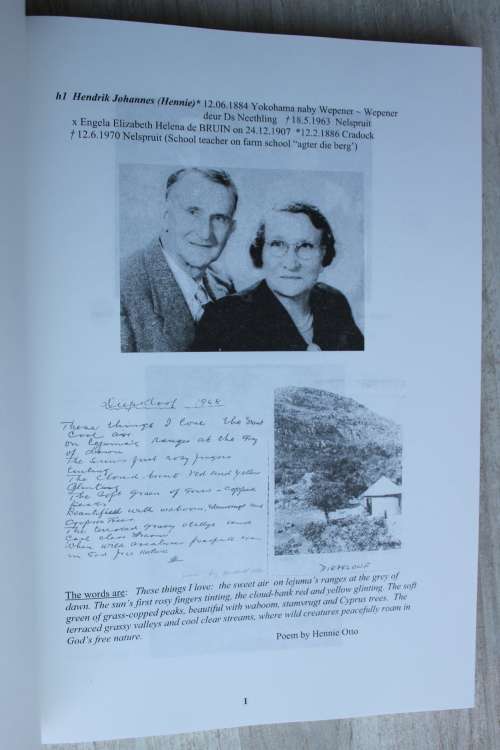 Daniel Eliza Krynauw Otto en sy nageslag / descendants - Jarrett