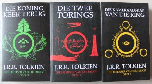 Afrikaanse Lord of The Rings - Tolkien  - In drie dele volledig