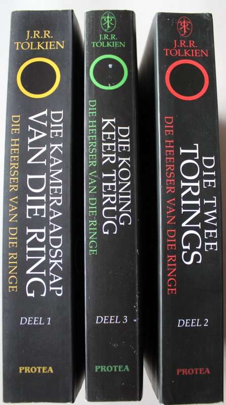 Afrikaanse Lord of The Rings - Tolkien  - In drie dele volledig