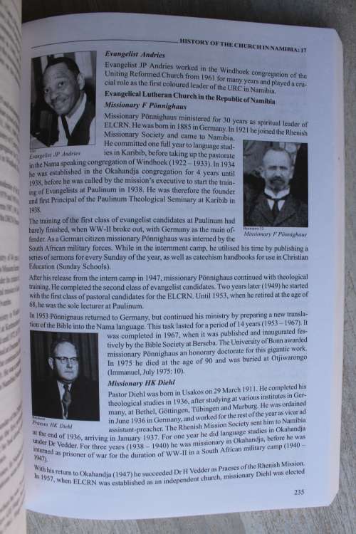History of the Chrurch in Namibia - Buys & Nambala