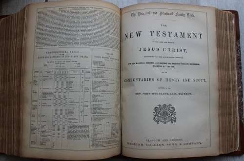 Practical & Devotional Family Bible The Holy Bible, Containing the Old & New Testaments - M`Farlane