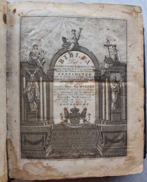 1837 Staten Generaal Bijbel Bybel Bible