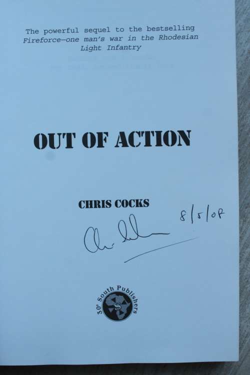 SIGNED: Out of Action - Chris Cocks
