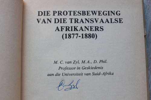 GETEKEN: Die protesbeweging van die Transvaalse Afrikaners 1877-1880  - Van Zyl