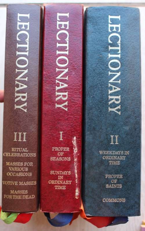 Set of 3 Roman Catholic Lectionary