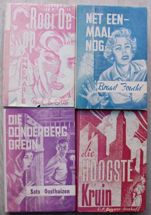 4 x Africana Afrikaanse versamel boeke