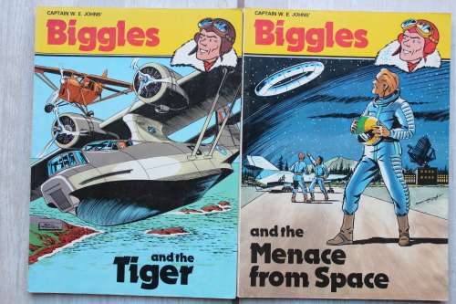 Biggles comic - Captain Johns - And the menace from space.  And the tiger