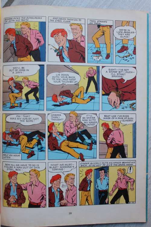 Biggles comic - Captain Johns - And the menace from space.  And the tiger