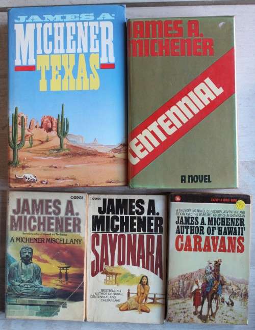 16 x James Michener book collection
