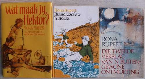 Rona Rupert x 3 boeke in mooi toestand