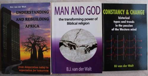 Bennie van der Walt - 3 paperbacks in new condition