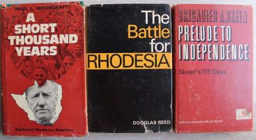3 x Rhodesia hardcover books