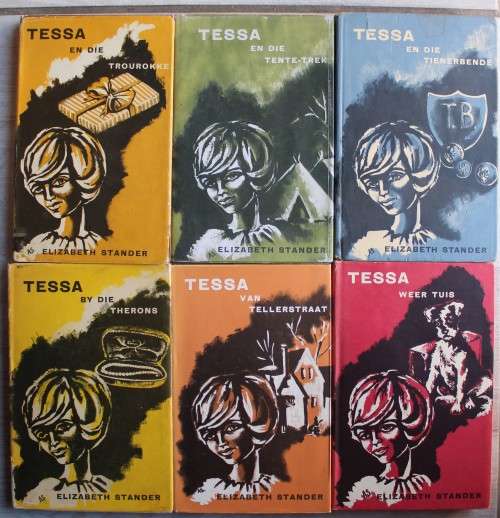 Elizabeth Stander  - Tessa reeks vir Meisies x 6 boeke