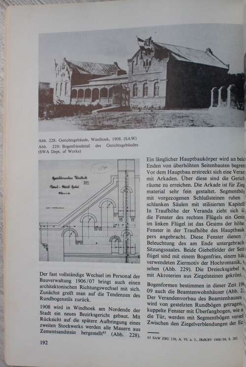 Baukunst in Sudwestafrika 1884 - 1914. - Walter Peters
