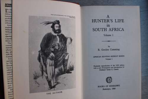 A Hunter`s Life in South Africa Volumes 1 and 2 by R. Gordon Cumming 1980