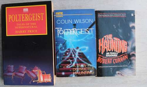 3 x poltergeist paperbacks
