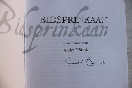 GETEKEN: Bidsprinkaan - Andre P. Brink