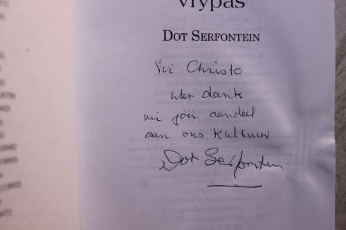 GETEKEN. Vrypas DOT SERFONTEIN