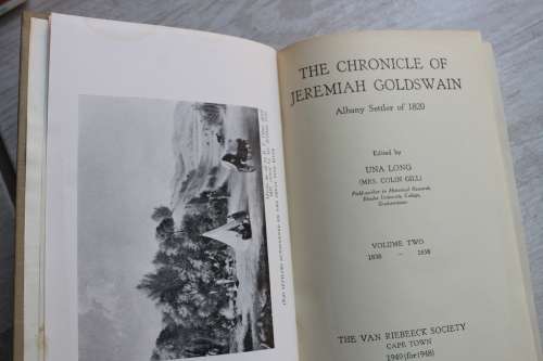 The Chronicle of Jeremiah Goldswain - Albany Settler of 1820