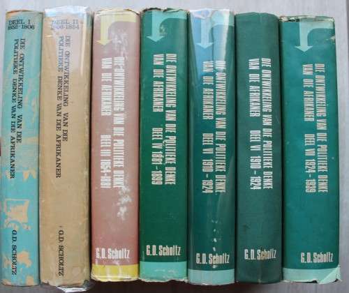 Die Ontwikkeling Van Die Politieke Denke Van Die Afrikaner - 7 volumes