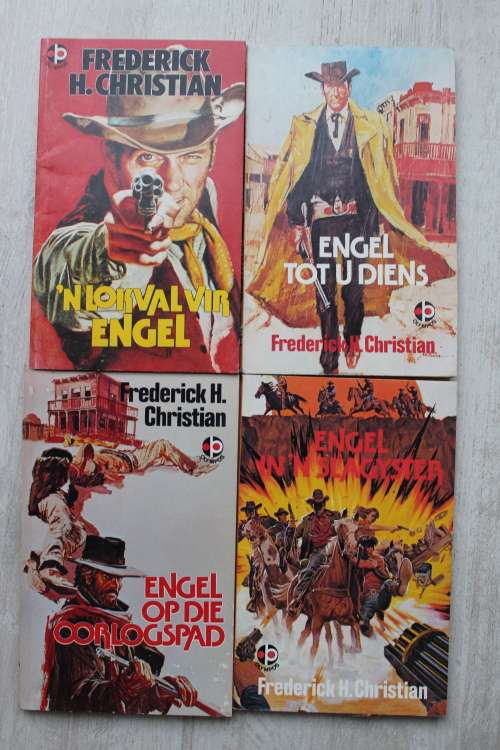 Fredrick H Christian x 4 Western sagtebande baie mooi toestand