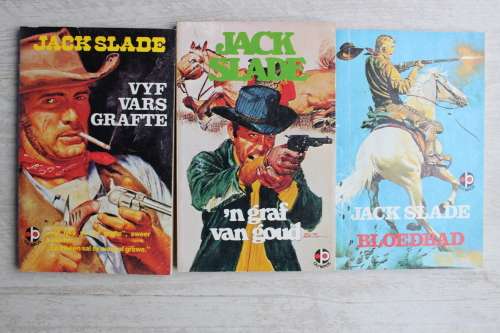 ack Slade -  3 x Western sagtebande in baie mooi toestand