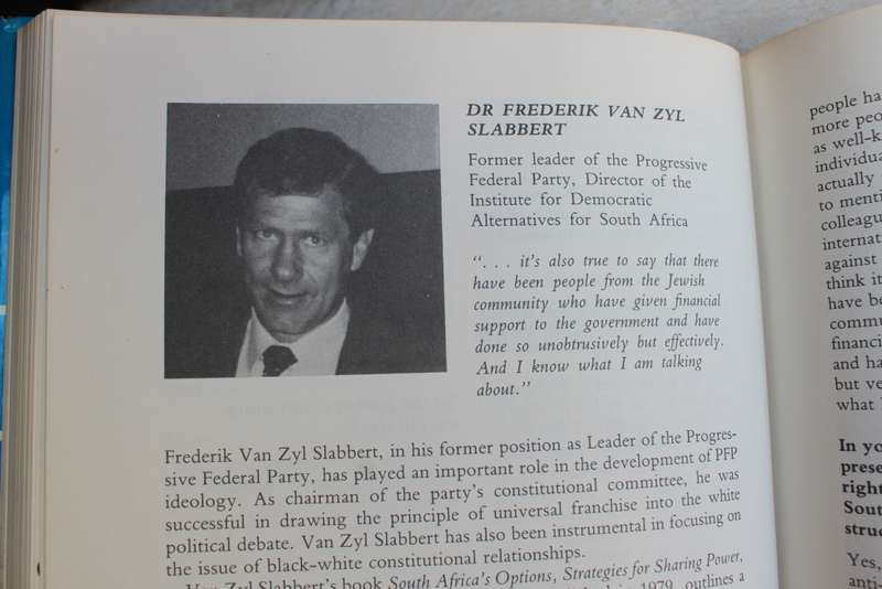 THE JEWS OF SOUTH AFRICA - WHAT FUTURE? by Tzippi Hoffman and Alan Fischer