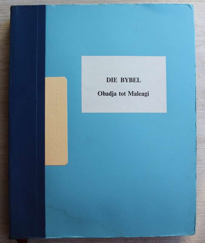 Braille Bybel - Obadja tot Maleagi