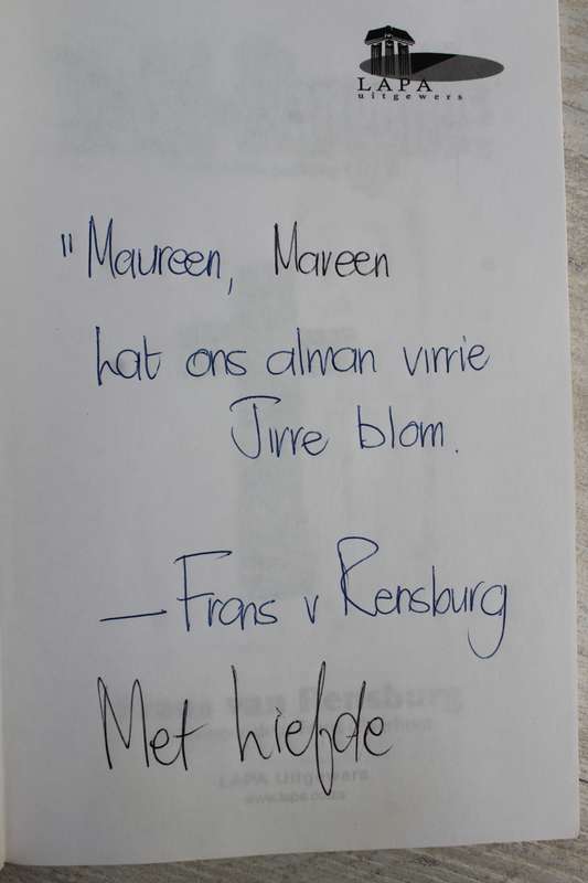 GETEKEN: Die Tsotsi-evangelie O Mri vannie padkamp - Van Rensburg