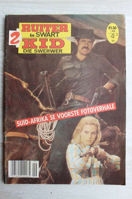 Ruiter In Swart / Kid Die Swerwer  nommer 53 fotoboek foto boek picture book