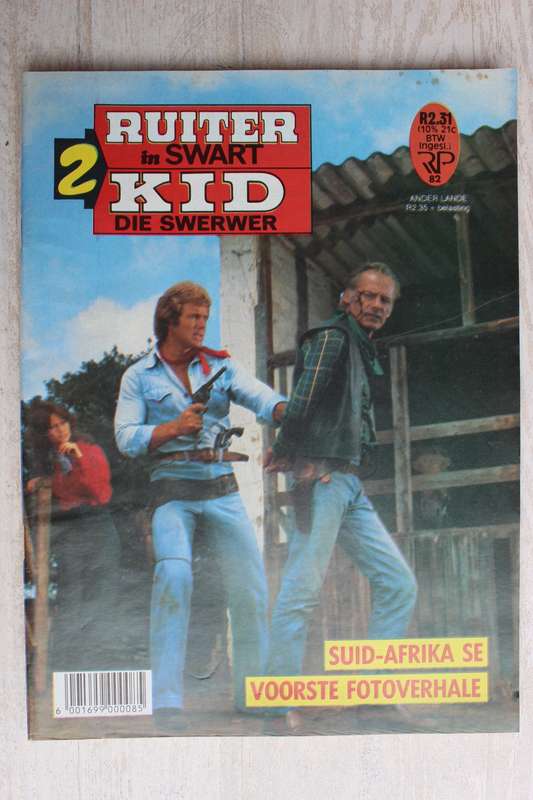 Ruiter In Swart / Kid Die Swerwer  nommer 82 fotoboek foto boek picture book