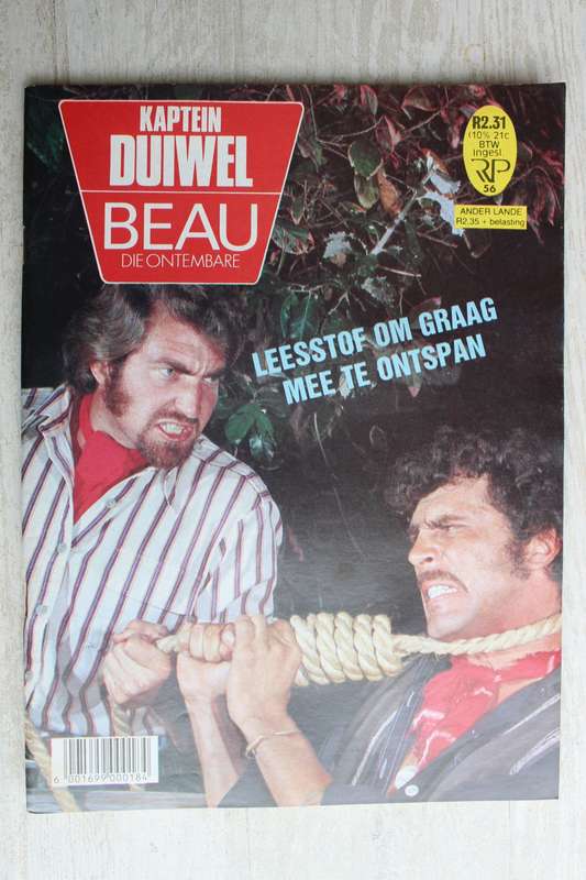 Kaptein Duiwel + Beau die Ontembare nommer 56 -  fotoboek foto verhaal picture story