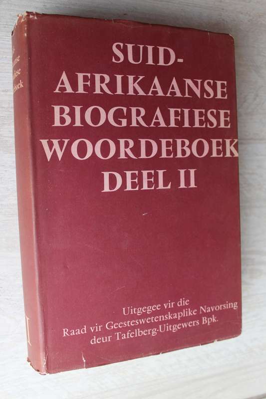 SUID-AFRIKAANSE BIOGRAFIESE WOORDEBOEK volume 2