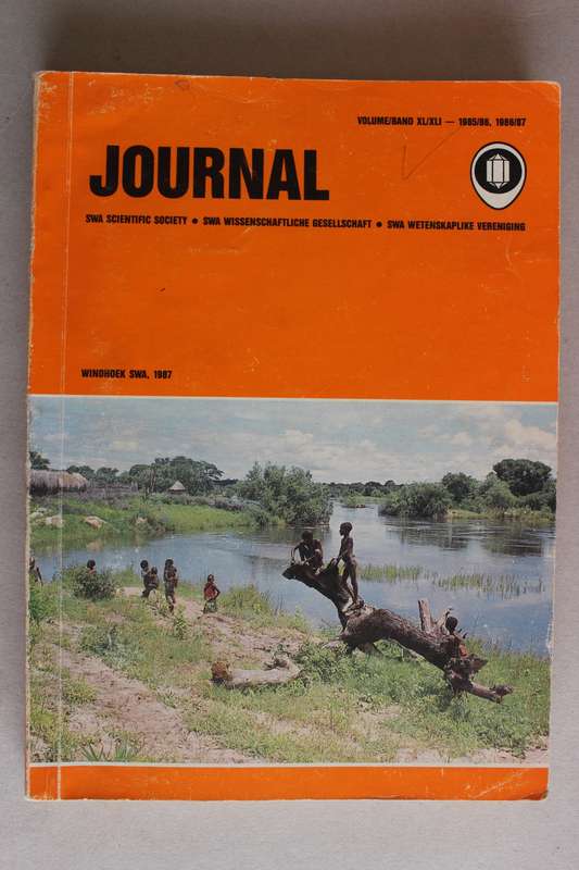 Namibia Scientific Society Journal 1982