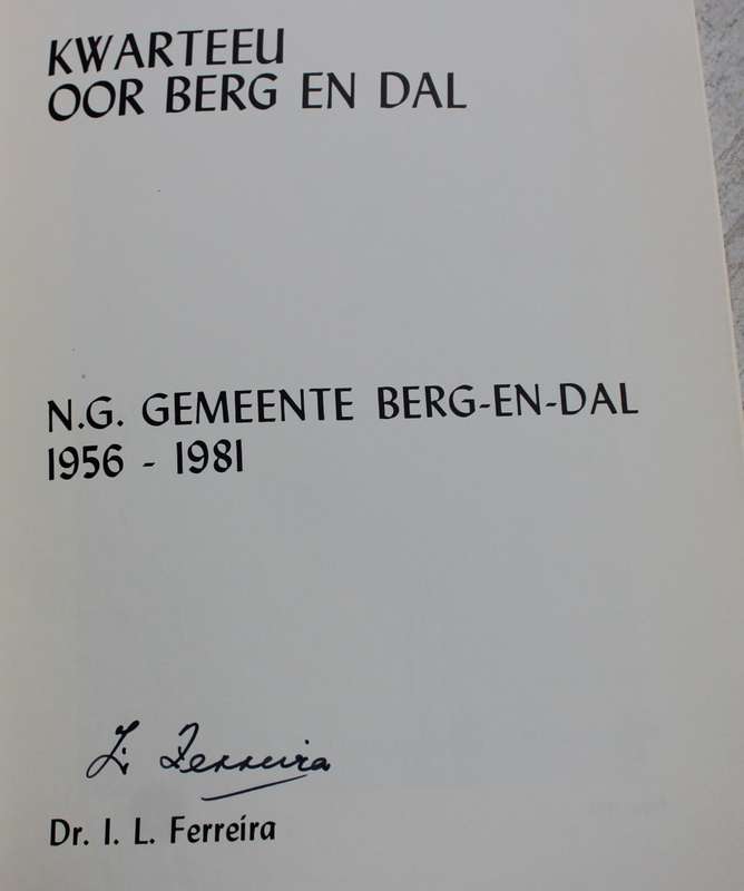 GETEKEN: Nederduits Gereformeerde Gemeente Berg-en-Dal 1956- 1981