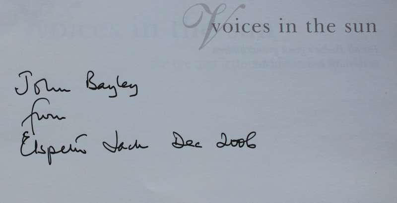 SIGNED: Voices in the sun the life and letters of Elsie Fraser Munn /  Elspeth Jack